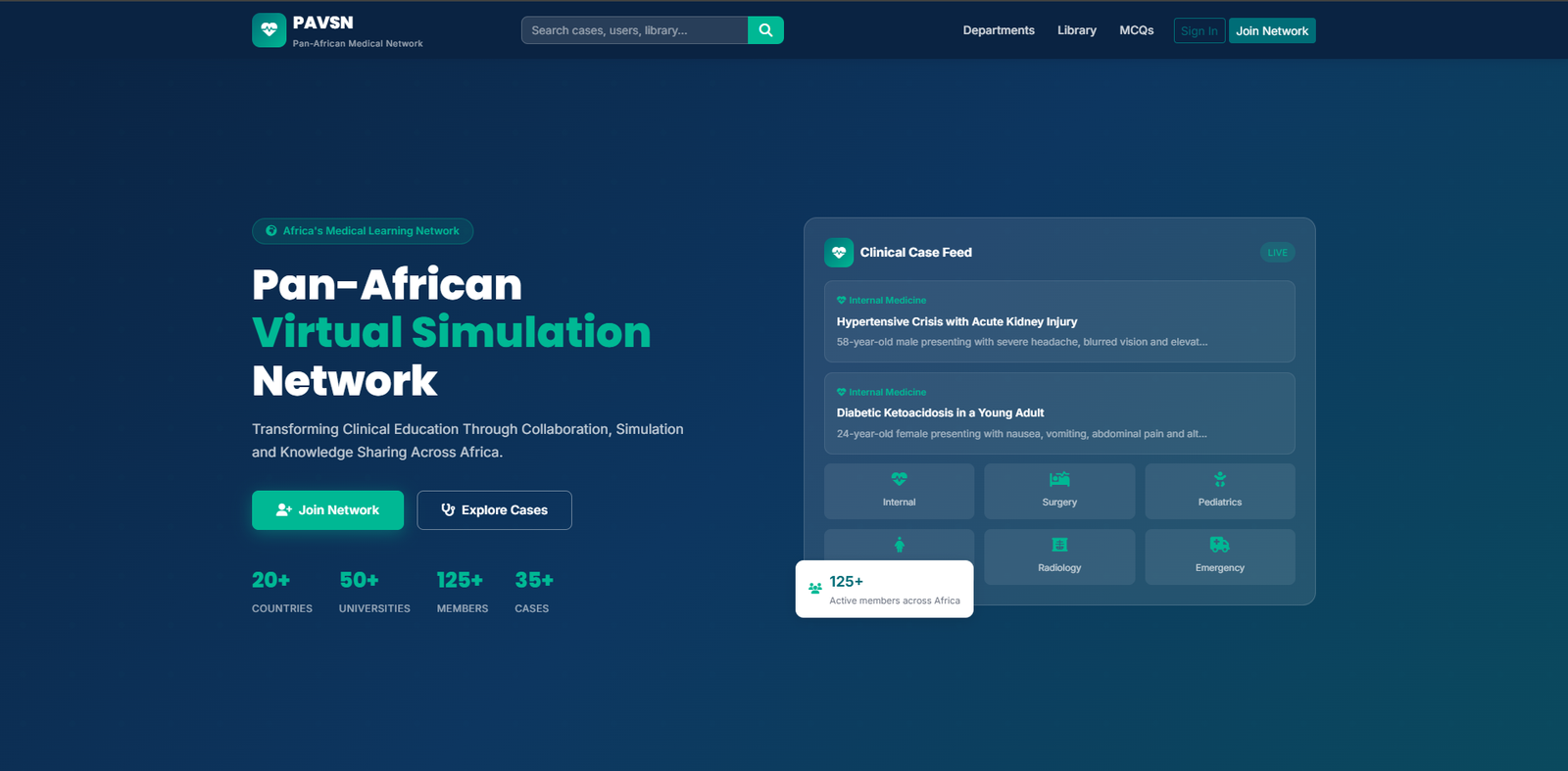 PAVSN — Pan-African Virtual Simulation Network