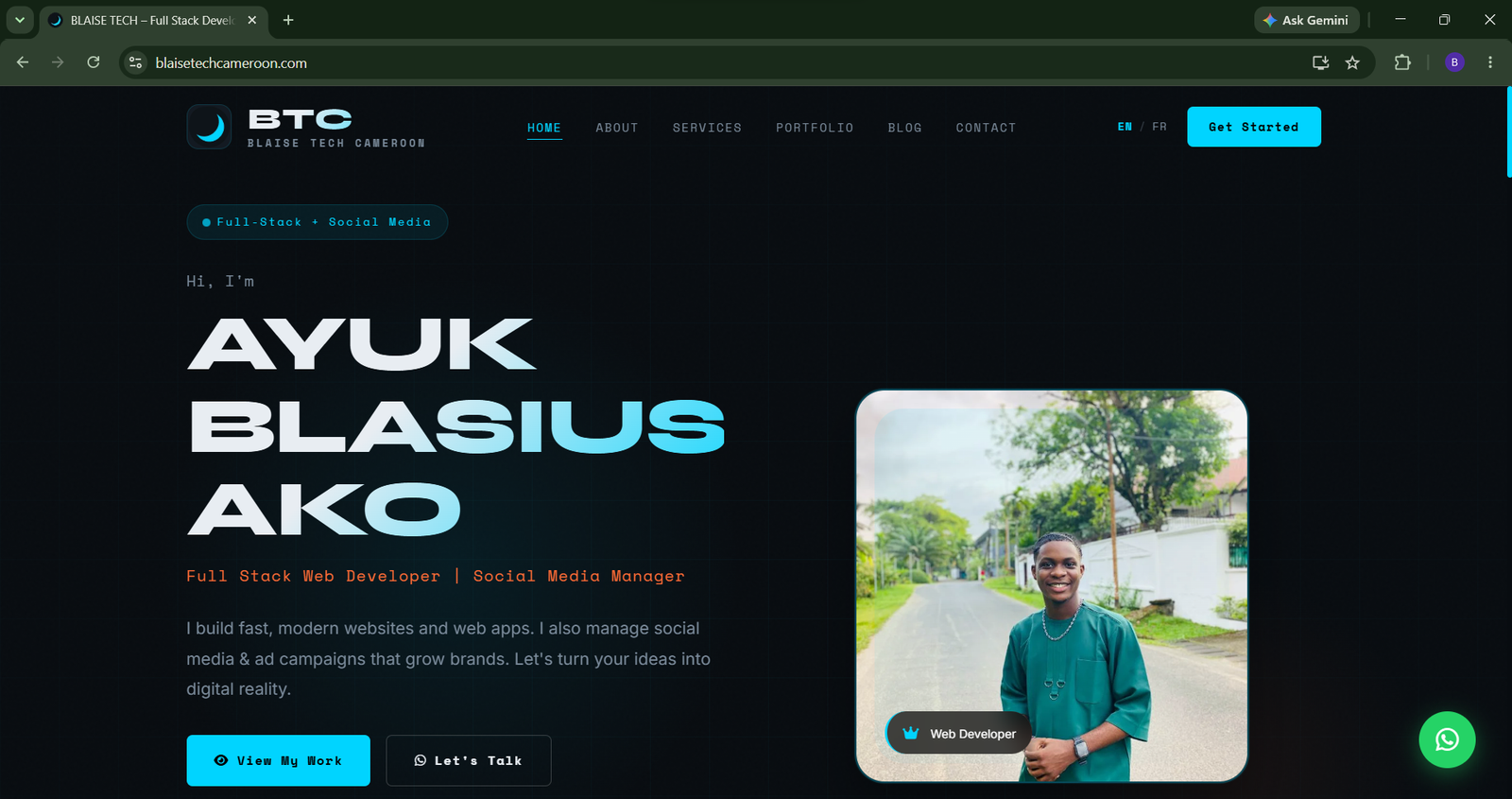 Blaise Tech Cameroon — Web Development project by Blaise Tech